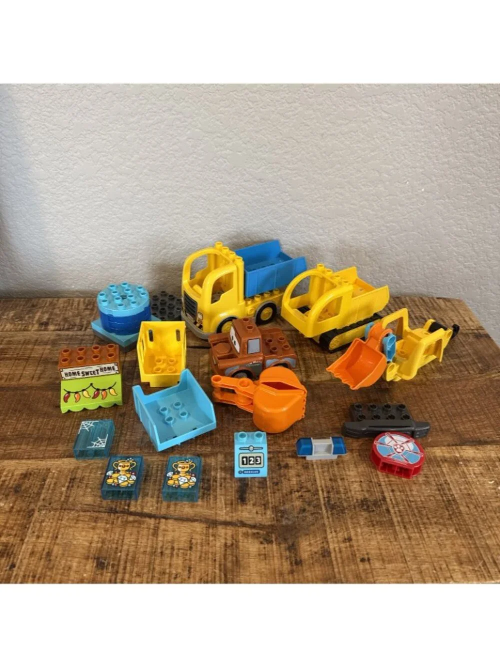 Lego Duplo Lot 25 Specialty Random Pieces  Disney Cars Construction Paw Patrol